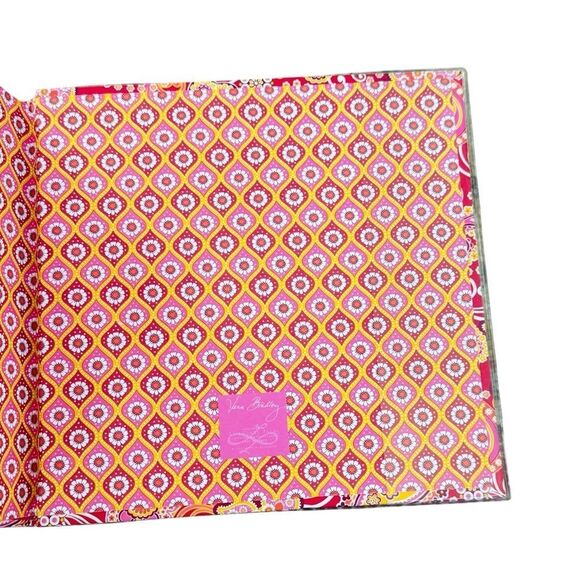 Vera Bradley Colorful Pink Paisley Print Bow Detail Deluxe Photo Album. NEW. - Picture 5 of 8